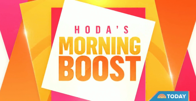 Hoda's Morning Boost
